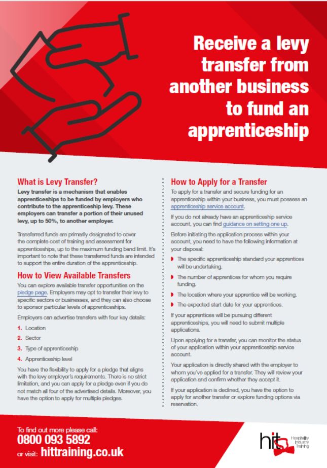 Transferred funds are primarily designated to cover the complete cost